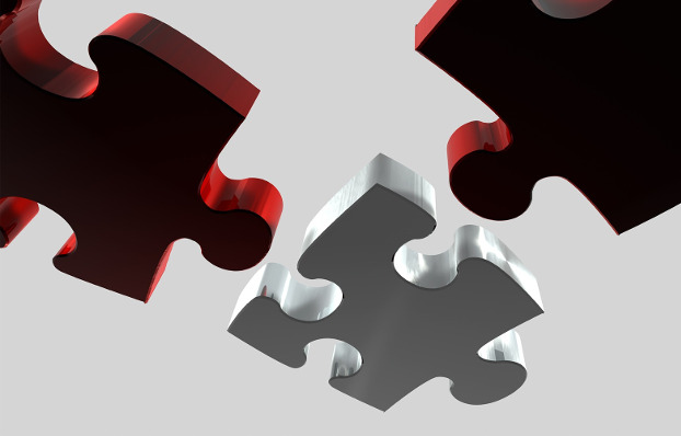 Tres peces de puzzle. Els límits entre les economies transformadores tampoc no són rectes.