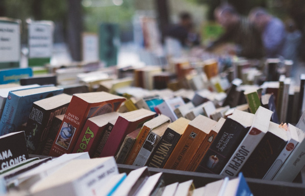 Parada de llibres.