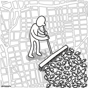 Il·lustració per Recuperem la ciutat | Autor: Javi Royo